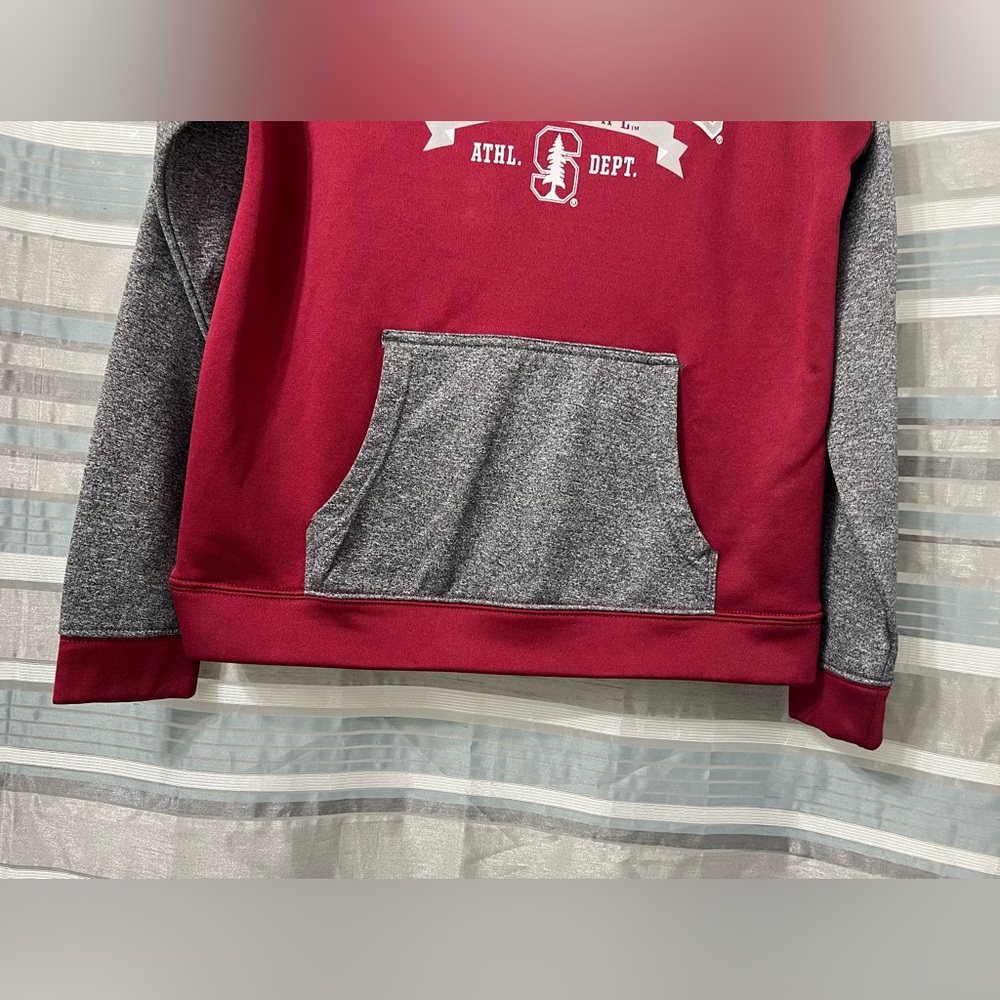 Stanford University Cardinal Pullover Turtleneck Hoodie - Picture 5 of 12